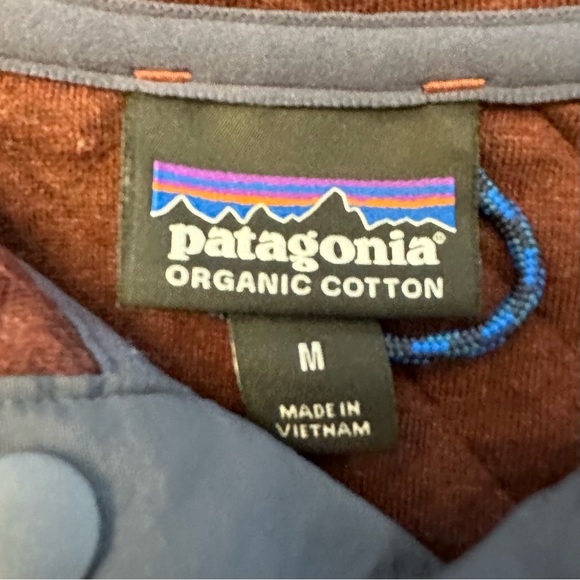 Patagonia Organic Cotton Quilt Snap-T Pullover Women’s Size Medium Dark Ruby - Picture 3 of 15